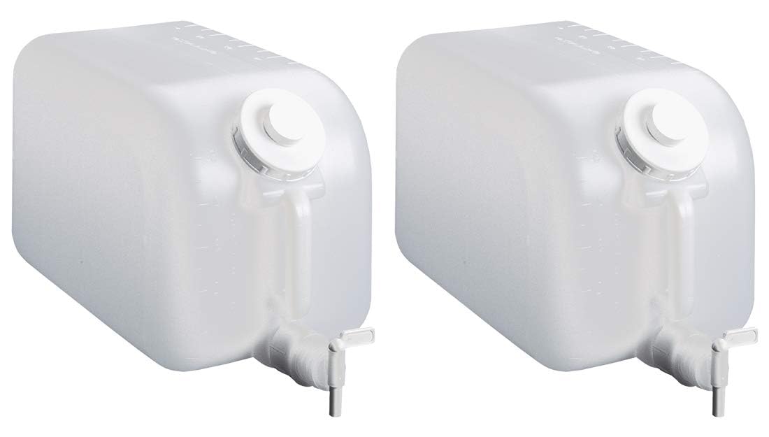 5 gal HDPE dispenser carboy with spigot (2 pack)