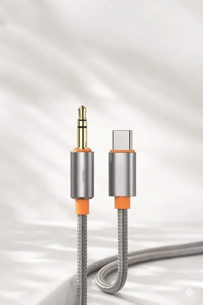 PDAteknoloji Convey 3.5mm Aux to Type-C Kablo 1 Metre