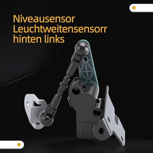 Niveausensor Gestänge Xenon Scheinwerfer, Niveausensor Leuchtweitensensorr hinten links Passend für Audi A3, für Seat Leon, für Octavia III, Passend für VW Golf VII #5Q0512521E