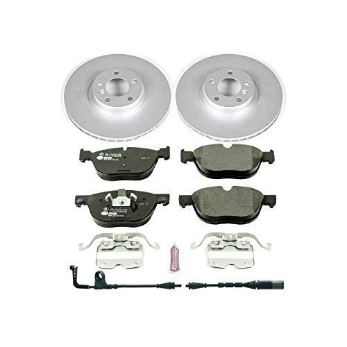 Image of Power Stop ESK4692 Front Euro-Stop Brake Kit BMW and 1 Front Sensor Wire For BMW X5 2007-2010, BMW X6 2008-2010 [Model Specific]