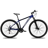 Bicicleta Aro 29 Absolute Nero 5 21 Veocidades MTB Aluminio Freio Mecânico Suspensão 80mm Unissex (Azul Marinho, 21)