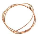 tubo cobre 6mm Material de cobre: ​​hecho de material de cobre rojo C1100 de alta calidad, resistencia a altas temperaturas, robustez, larga vida útil y no es fácil de rompers.