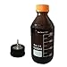 DONLAB MBJ-01L1 Borosilicate Glass 1000ml/1L Amber Brown Round Media Reagent Bottle with SUS 316 M-1-Through Cap GL45