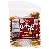 El Metate Cuchara Plus - Tamarind Chili & Mango Fusion Candy Spoons - 20 Delicious Dual-Flavored Treats - 7.05 Oz (200g) - Unique, Authentic Mexican Taste Sensation