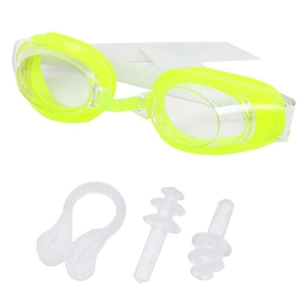 Lunettes de natation pour mer et piscine kit étanche avec bouchons d'oreilles pour adulte