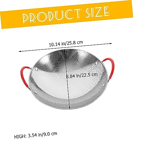 Wok de Acero Inoxidable con Dos Asas miniatura 2