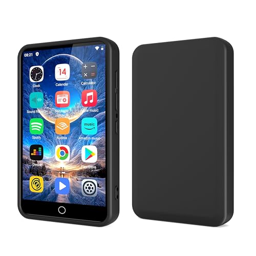 MP3 Player Case for ZAQE M505 4.0 inch, Fotosuncy Slim Fit Soft TPU Matte Cover with Cleaning Cloth Black
