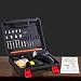 Taladro Atornillador 2 Baterías, GOXAWEE 100Pcs Kit Taladro Bateria/Destornillador Eléctrico (2 Baterías...