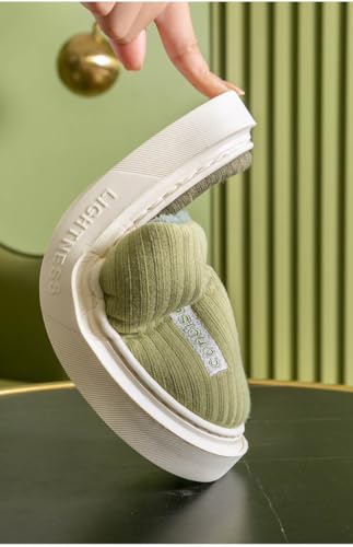 Image of DRUNKEN Slippers For Women Winter Sandals Casual Flats Home Footwear Man Girls Sliders Flip Flops Chappals Ladies Clogs Sleeper Slides Stylish Ortho Soft