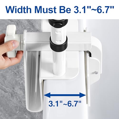 Adjustable Bathtub Safety Rail with Double Grip, 14–18 Inch Height Shower Grab Bar for Seniors, Elderly & Disabled, Non-Slip Tub Side Bar Clamp for Bathroom Support - Image 4