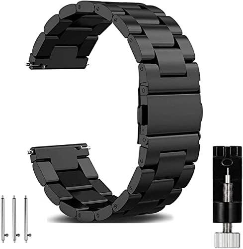 Galaxy Watch 4/6 Classic Bands 47mm 46mm 43mm 42mm Metal,Watch 6/5/4 Band 40mm 44mm,Watch 5 Pro Bands 45mm, OTOPO 20mm Stainless Steel Straps Replacement Bracelet for Men Women