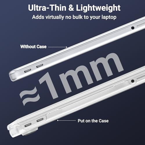Image of Saco MacBook Neo 13 Inch Case 2026 Release Model A3404 with A18 Pro Chip, Matte Hard Shell Case with Reinforced Corners, Matte Screen Protector & Transparent Keyboard Cover, Matte Clear
