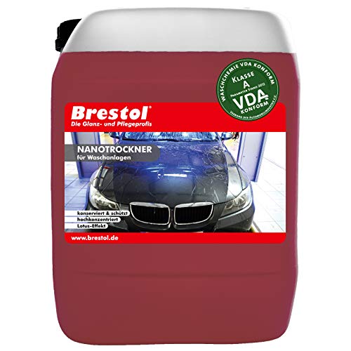Brestol - nanot rockner 5 l Concentré (1500.5) –-glanztrockner pour waschstraßen – rapide Eau Parure de aufriss – Auto Voiture – Original brestol