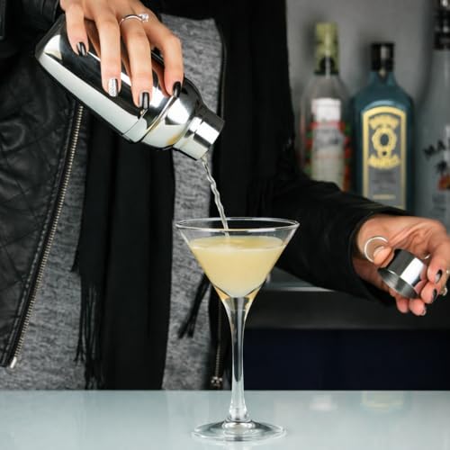 Stainless Steel Mini Cobbler Cocktail Shaker 10oz – Compact Drink Mixer for Home Bar, Cocktails & Bartending - Image 5