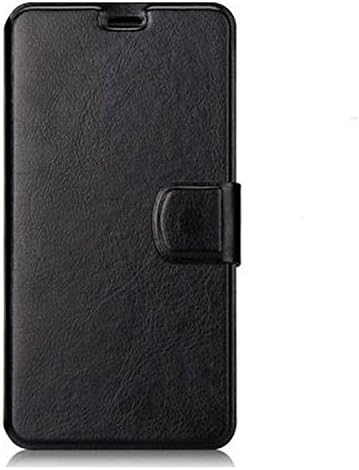 Lenovo K920 Case, Shock Proof Drop Resistant Pure Color Ultra-thin Leather Case with Magnetic Buckle for Lenovo Vibe Z2 Pro K920 Flip Cover Back Case(Magnetic-black)