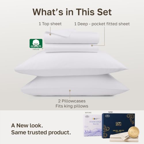 Image of California Design Den Luxury 1000 Thread Count King Size Sheets Set