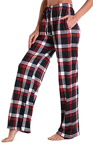 Image of X-Image Women Comfy Casual Pajama Pants with Pockets & Drawstring