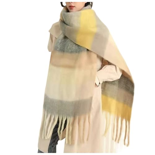 【Design Pratico】: sciarpe donna presenta un design semplice che consente di annodarla facilmente in vari modi. può anche essere utilizzata come scialle, bilanciando perfettamente calore e stile, aggiungendo un tocco di eleganza.