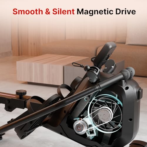 Image of Cult SmartRowDualGlide Full-Motion Magnetic Rower | 120Kg Max Weight | Quiet Home Use Rowing Machine