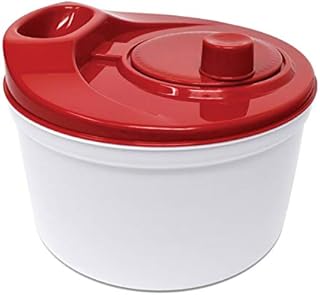 Norpro Self Draining Salad Spinner, White