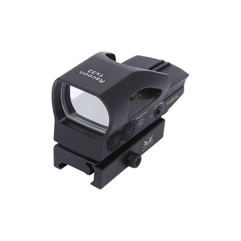Red Win 1 MOA Red Dot Sight 1x33 Red Dot Scope Waterproof & Shockproof 6 Level Digital Illumination Multi Reticle