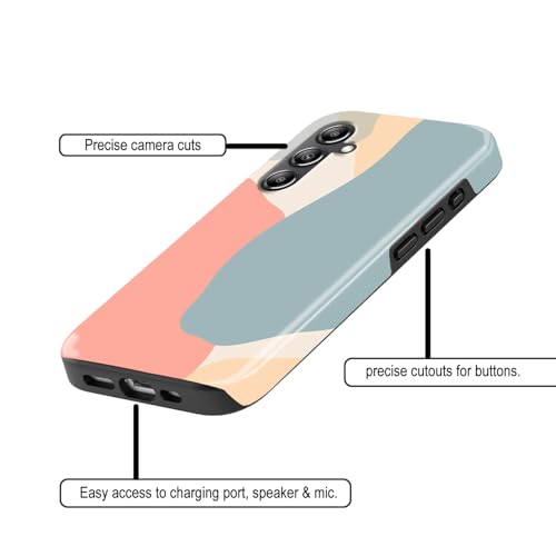 Image of COLORflow Back Cover Compatible with Samsung Galaxy A14 5G / 4G | Beautiful Stone Marble | Designer Printed Glossy Armoured Bumper Back Cover Compatible with Samsung Galaxy A14 5G / 4G