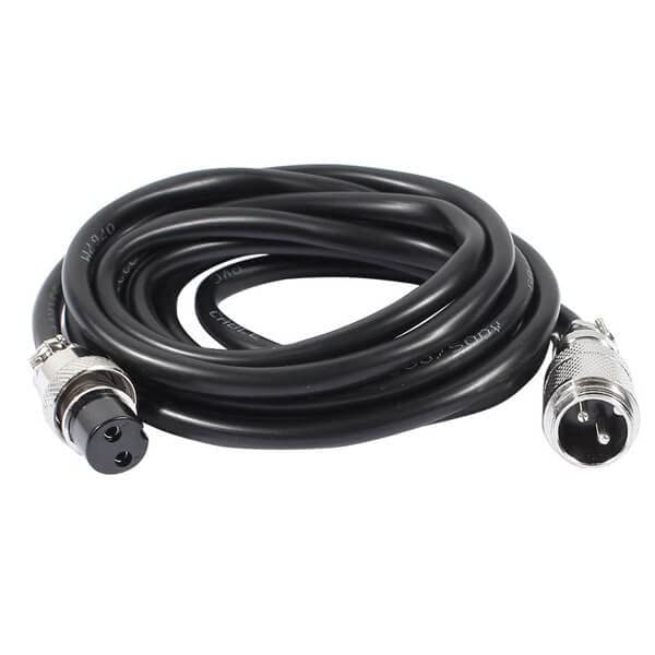 10pcs GX16 2 Pin Male to Female Cable Cordset 16mm Aviation Connector with 1M Cable Wire