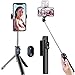 Produktbild Naohiro Selfie Stick Stativ, 3 in 1 Mini Selfiestick mit Wireless-Fernauslöse Handy Erweiterbarer Selfie-Stange,Handyhalter 360°drehnbar,für iPhone Android Samsung 3,5-6 Zoll Smartphones