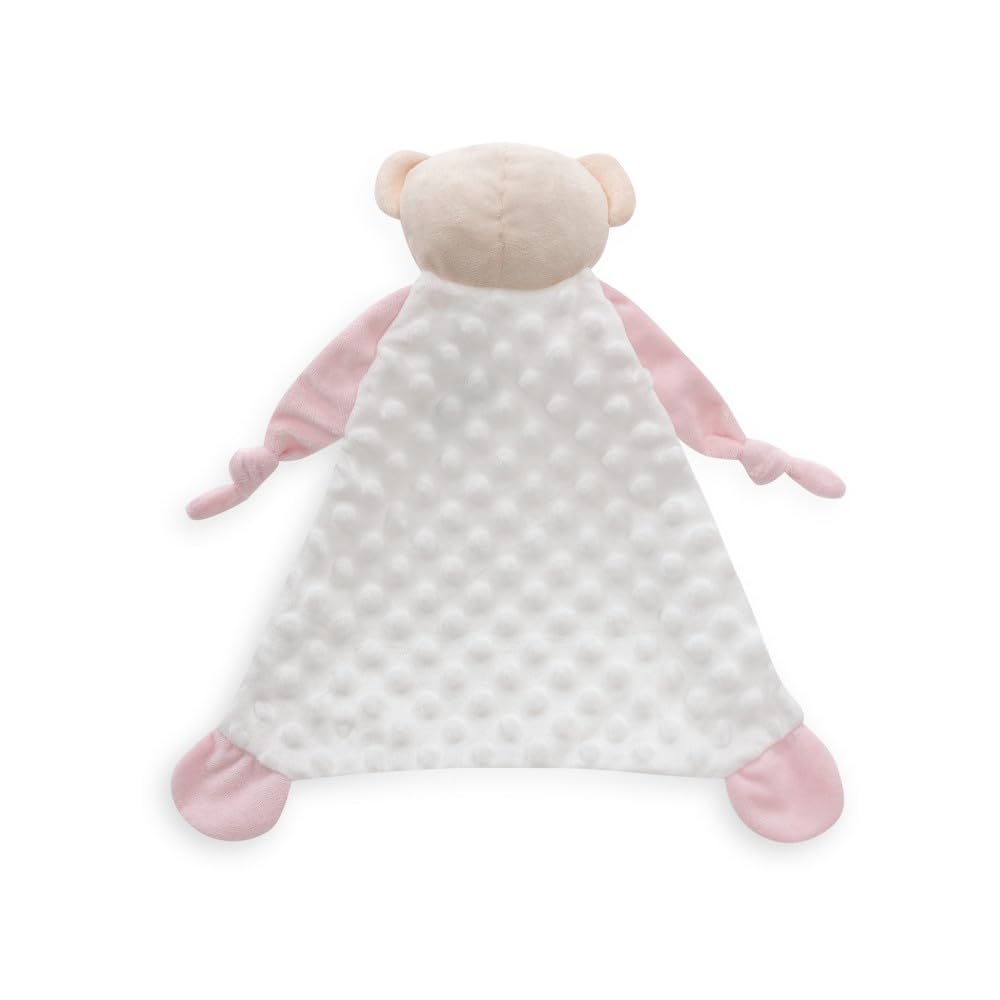 Interbaby - Dou Dou para Bebés Oso Real Madrid – Manta de Apego Suave con Peluche – Producto Oficial del Real Madrid CF – Ideal para Recién Nacidos y Niños Pequeños Futuros Madridistas