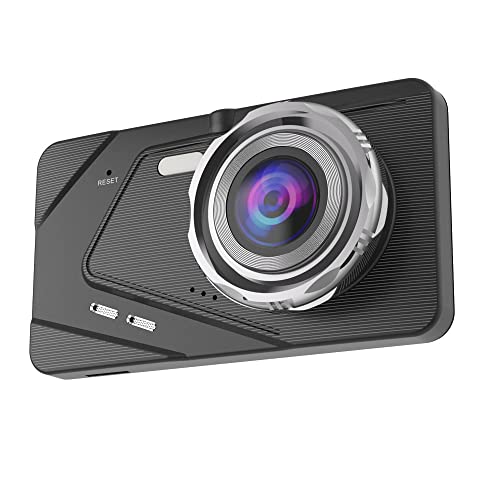 fantaxi Dash Cam 1080P Car Dash Câmera Gravadora Frente e Traseira com Tela de 4 Polegadas 170 ° Sup