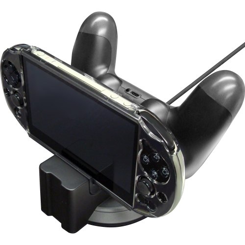 CYBER ・ コントローラー充電スタンド ( PS4 用) 【PSVita ( PCH-2000 ) 対応】
