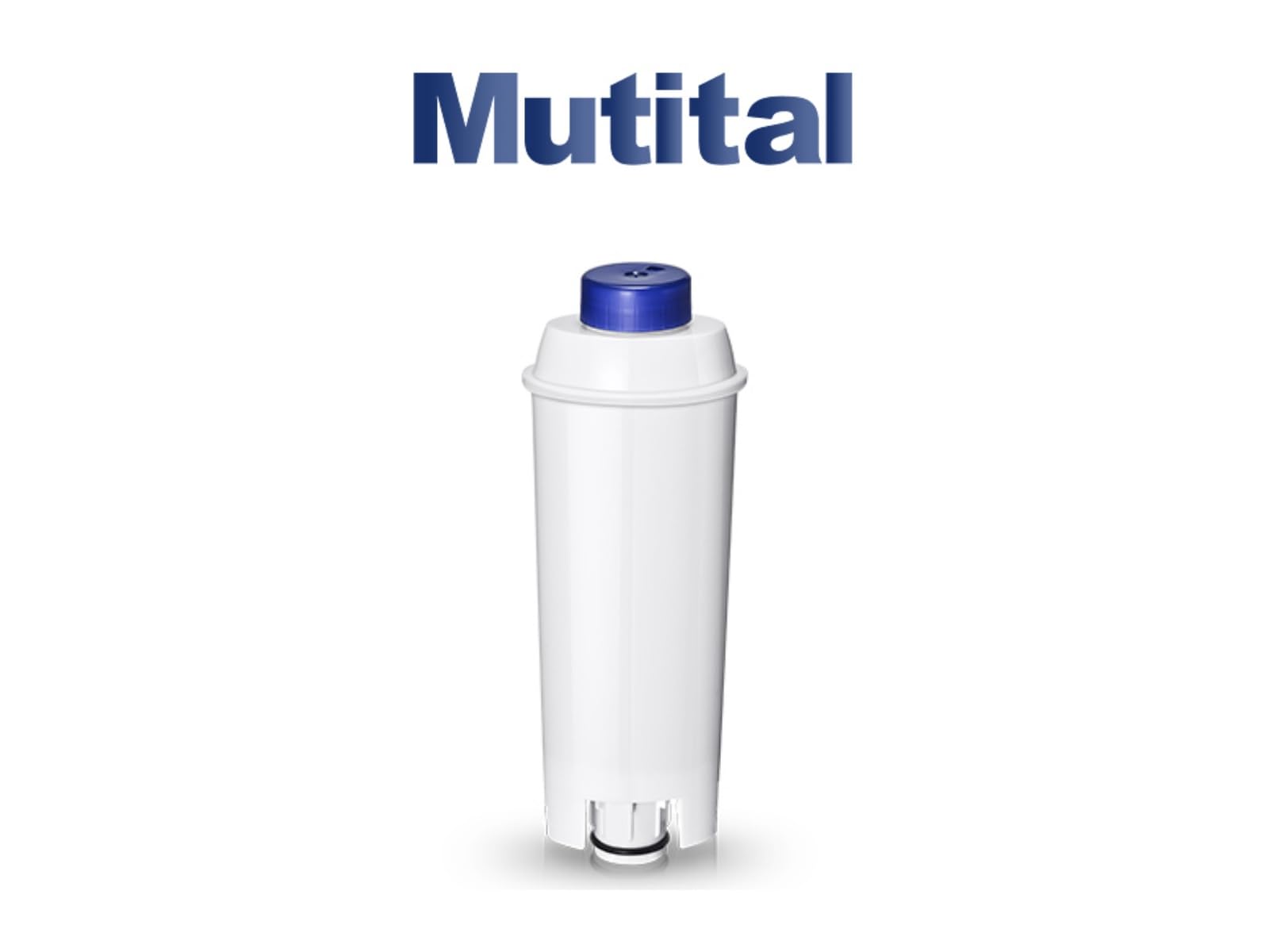 Mutital 6 filtros de agua para cafeteras automáticas DeLonghi con descalcificador de carbón activo Filtros Delonghi para series De'Longhi ECAM, ETAM, EC, BC, Repuesto DLSC002, SER3017 y 5513292811