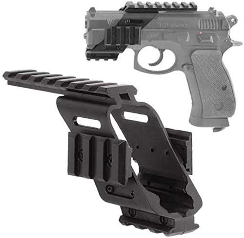 Support Léger En Polymère Pour Lunette Tactique Airsoft - Rails Weaver Picatinny Quadruple Pour Glock 17 Et Plus