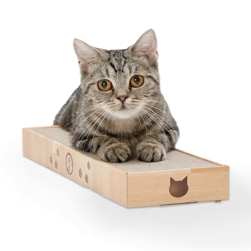 猫壱 バリバリパッド スリム 爪研ぎ ライトブラウン