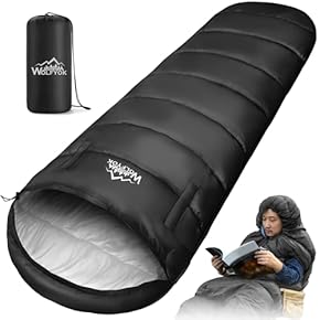 アウトドア　防水　グースダウン　マミー型 寝袋　シュラフ ブラック　400g Amazon.co.jp: マミー型寝袋 - 寝袋・シュラフ: スポーツ