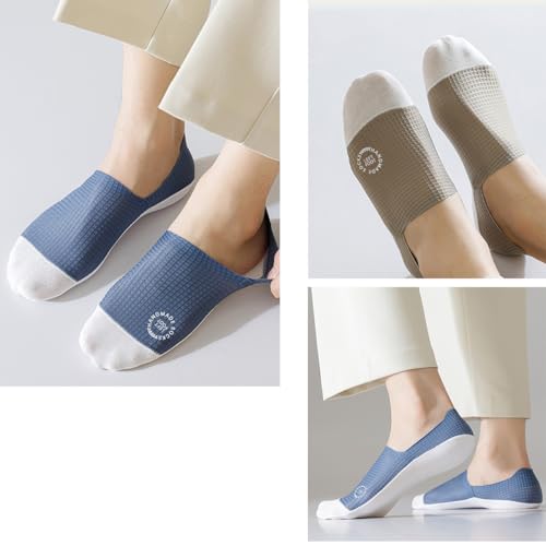 High-End Ice Silk Mesh Socks,Invisible Non-Slip Breathable Ice Silk Sock,Ultra Low Cut Invisible Socks3