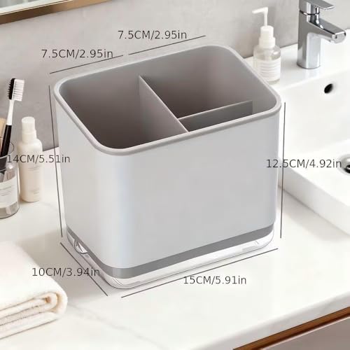 Miniatura 5 de Soporte De Plástico Resistente Para Utensilios De Cocina, Estante De Almacenamiento Multifuncional Con Agujero De Drenaje, Organizador De Cucharas Para Palillos Y Cucharas Para Encimera De Cocina Del