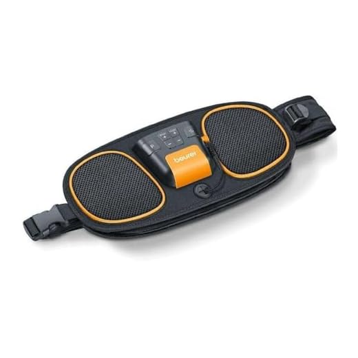 Beurer EM 39 2-in-1 Bauch- und Rückenmuskeltrainer, EMS-Gürtel, Training der Bauchmuskeln und Rückenmuskulatur, Regeneration