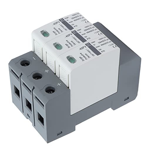 CHLT-40PV Voltage Surge Arrester Device 1000V DC 3P House Low Voltage Protector Device 20?40KA Photovoltaic Thunder Protector for DC Power System
