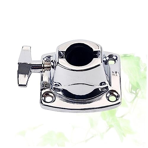Clamp base para tom drum y soporte de platillo, accesorio de percusión (plateado) miniatura 7