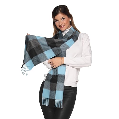 Luxury 100% Pure Peruvian Soft Baby Alpaca Reversible Wool Scarf for Men & Women - Variety of Colors