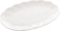 LYOR - Travessa de Porcelana New Bone Butterfly Flower 36,5cm x 24cm x 3cm