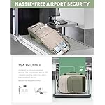 LOVEVOOK 40L Travel Backpack for Women & Men - 17.3 Inch Carry On Backpack & Personal Item Backpack for Airlines, Spacious and Durable Design, with 3 Packing Cubes - Image 4