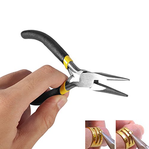 Vivian Jewelry Beading Pliers Mini Long Needle Nose Precision Jewelery Wire Work Pliers Tool