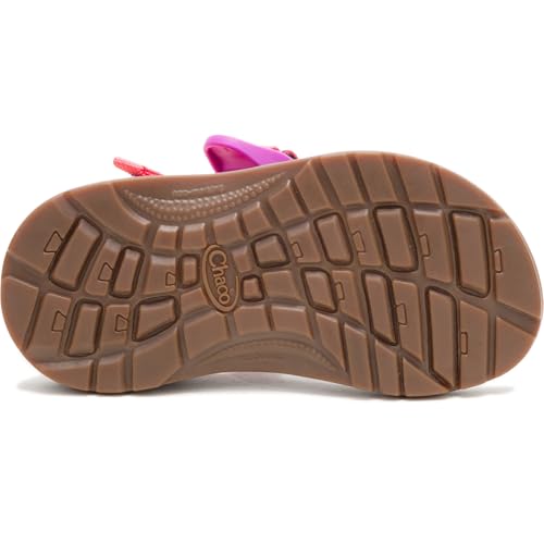 Chaco ZX1 Ecotread Kids Sandal, Pixel Blossom, 5 US Unisex
