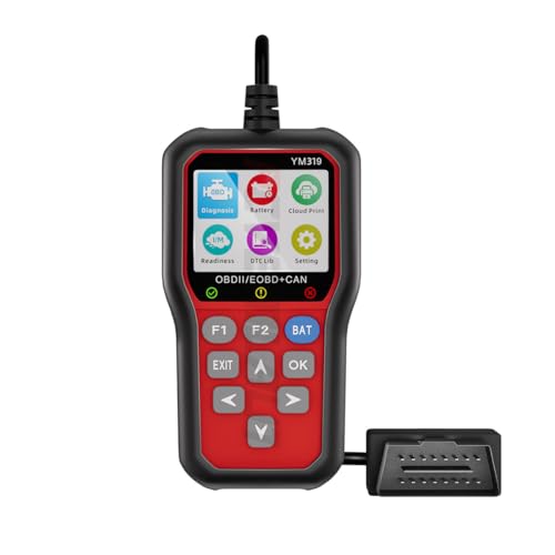 CHUSYYRAY Automotive Scanner Code Reader OBD2 Check Engine Fault Scan Tool Compatible with Land Rover, 2.4-inch IPS Full Color Display, Read & Clear Diagnostic Trouble Codes