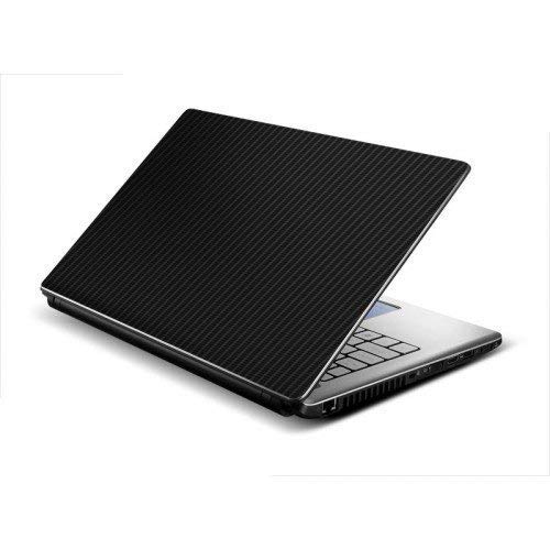 Image of SUNBIRD Laptop Wrap Carbon Fiber Cover Waterproof Film Notebook Sticker Self-Adhesive Vinyl Skin Sticker (12-18 Inches, LP25 Carbon Black)