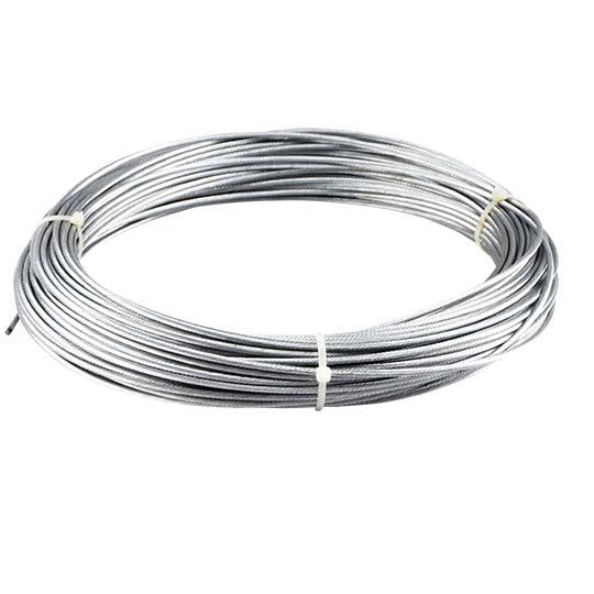 Câble acier galva diametre 3.0mm rouleau 50m réfection câble embrayage moto auto