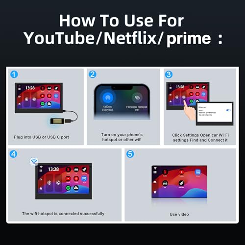Image of 2025 Wireless AI Car Box 3-in-1 Wireless CarPlay & Android Auto with YouTube /Netflix /Prime /Hotstar 4GB RAM 64GB Storage Cortex-M3 Processor Android 13 Bluetooth 5.4 GMS Certified Plug & Play