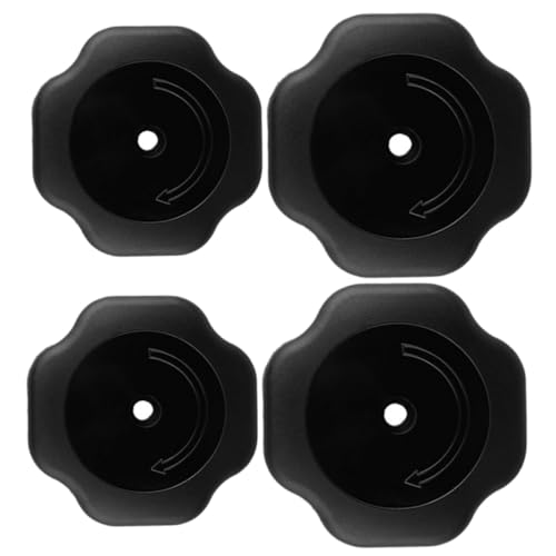 TOYANDONA 4 Piezas Perillas para Olla Presión Antiexplosión Resistentes Altas Temperaturas Ergonómicas Plásticas Cómodas y Fáciles de Instalar para Repuesto Tapa Olla